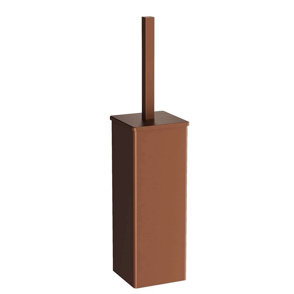 Cutout image of Crosswater Rotar Brushed Bronze Toilet Brush Set